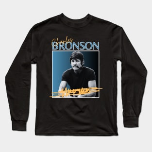 Charles bronson///original retro Long Sleeve T-Shirt